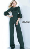 Jovani 3/4 Sleeve Formal Evening Jumpsuit 1227 - The Dress Outlet