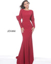 Jovani Long Sleeve Long Prom Dress 03486 - The Dress Outlet