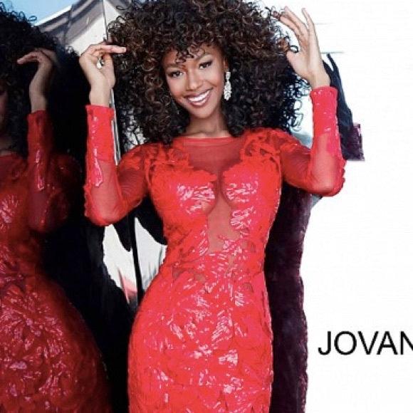 Jovani Long Sleeve Short Prom Dress 62811 - The Dress Outlet