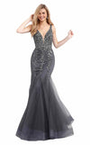 Jovani Long Sleeveless Fitted Prom Dress 63700 - The Dress Outlet