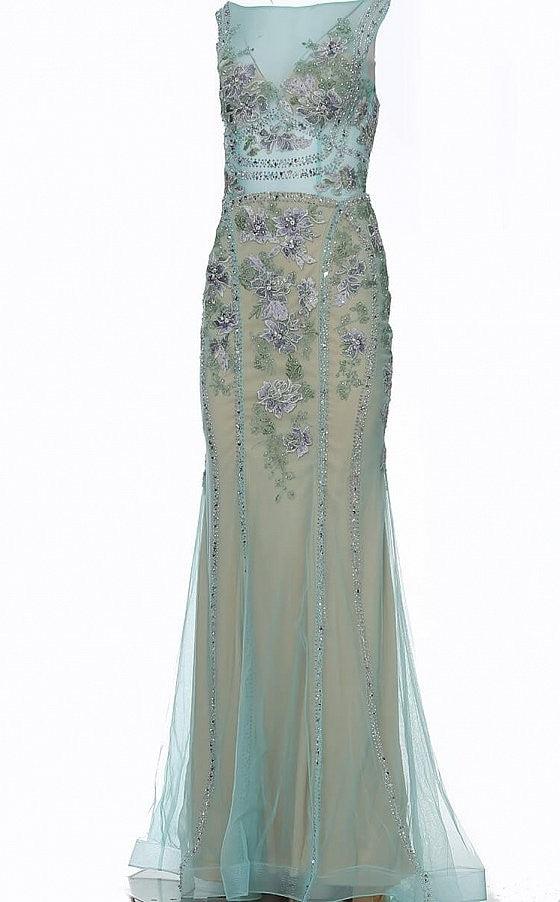 Jovani Long Sleeveless Prom Dress 02580 - The Dress Outlet