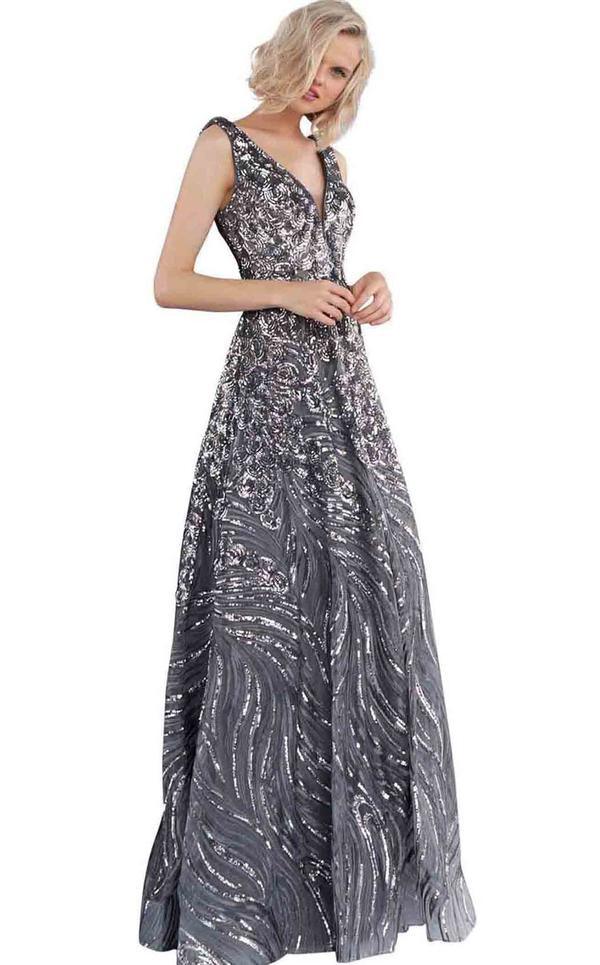 Jovani Long Sleeveless Prom Dress 66727 - The Dress Outlet