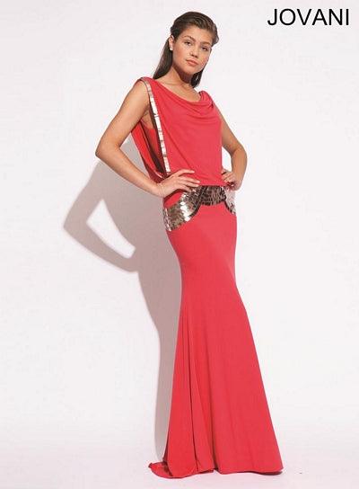 Jovani Long Sleeveless Prom Dress 72693 - The Dress Outlet