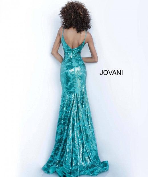 Jovani Long Spaghetti Strap Formal Prom Dress 1848 - The Dress Outlet