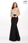 Jovani Long Strapless Beaded Prom Dress 33933 - The Dress Outlet