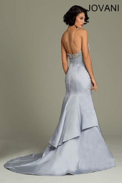 Jovani Long Strapless Evening Prom Dress 93006 - The Dress Outlet