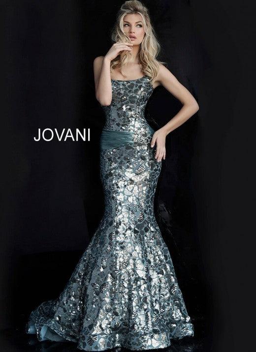 Jovani Long Strapless Mermaid Prom Dress 61228 - The Dress Outlet