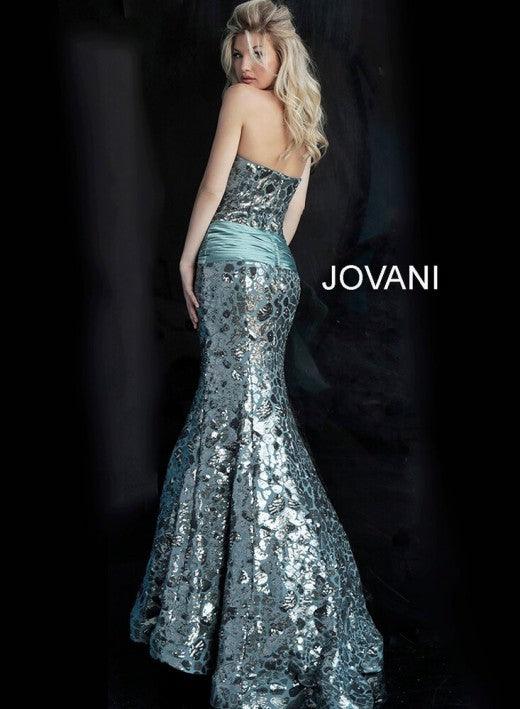 Jovani Long Strapless Mermaid Prom Dress 61228 - The Dress Outlet