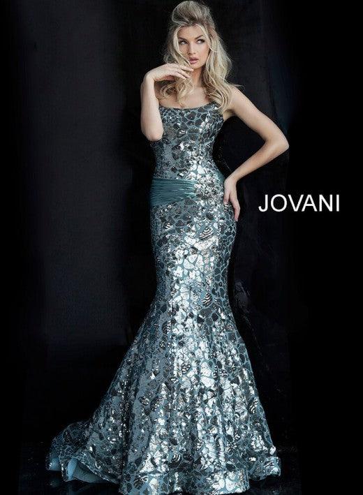 Jovani Long Strapless Mermaid Prom Dress 61228 - The Dress Outlet