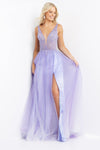 Jovani Long Tulle Prom Dress 07387 - The Dress Outlet