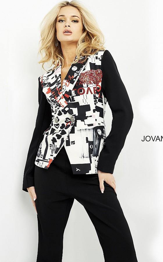 Jovani Multi Ready to Wear Blazer M04173 - The Dress Outlet
