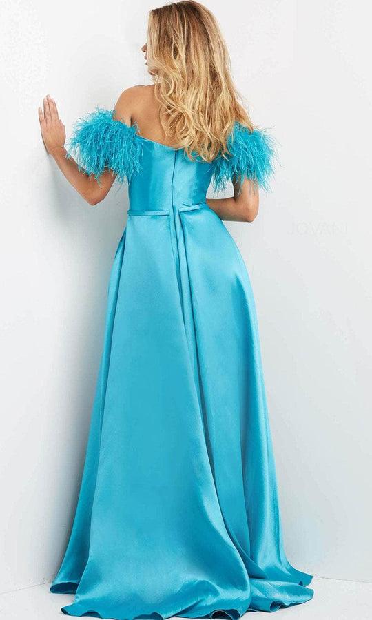 Jovani Off Shoulder Long Evening Dress - The Dress Outlet