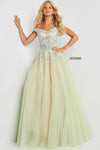 Jovani Off Shoulder Long Formal Gown 06794 - The Dress Outlet