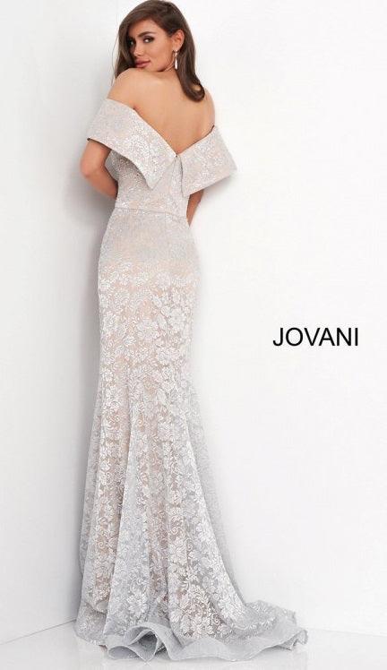 Jovani Off Shoulder Long Formal Mermaid Dress 02905 - The Dress Outlet