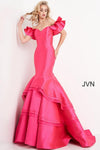 Jovani Off Shoulder Long Mermaid Prom Dress 02358 - The Dress Outlet