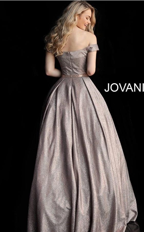 Jovani Off Shoulder Long Prom Ball Gown 66950 - The Dress Outlet