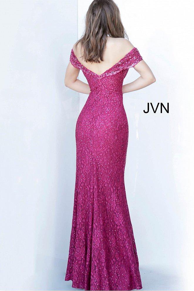 Jovani Off Shoulder Long Prom Dress JVN02434 - The Dress Outlet