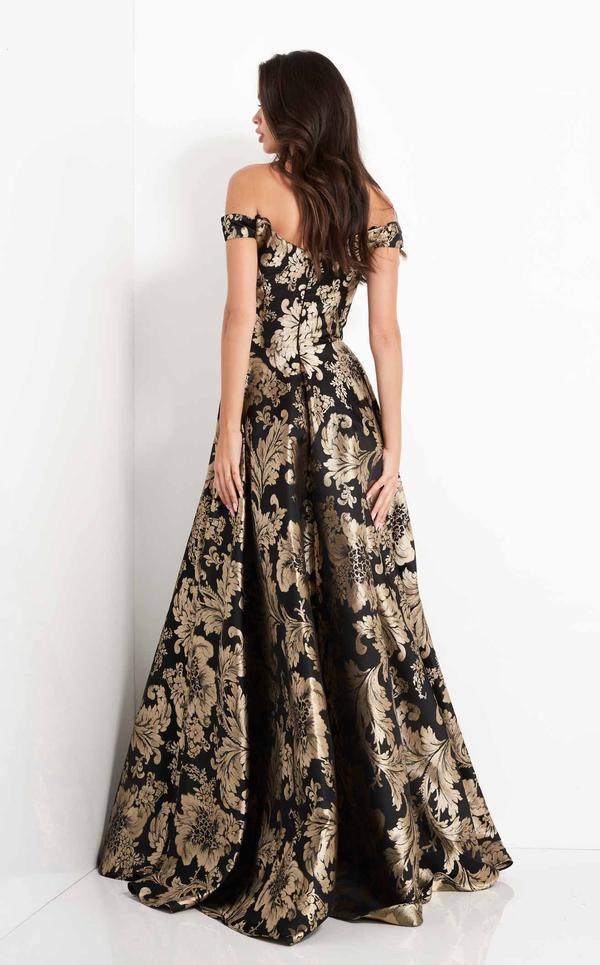 Jovani Off Shoulder Long Prom Dress 03942 - The Dress Outlet