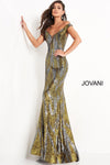 Jovani Off Shoulder Long Prom Dress 04149 - The Dress Outlet