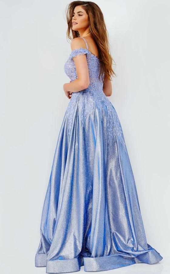 Jovani Off Shoulder Long Prom Dress 06503 - The Dress Outlet