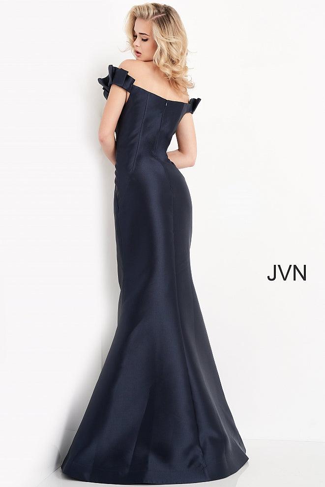 Jovani Off Shoulder Mermaid Long Prom Dress 04717 - The Dress Outlet