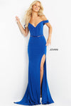 Jovani Off Shoulder Mermaid Long Prom Dress 06280 - The Dress Outlet