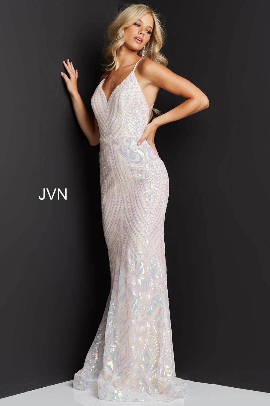 Jovani Off Shoulder Prom Long Dress 04809 - The Dress Outlet