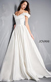 Jovani  Off the Shoulder A Line Bridal Gown JB2500 - The Dress Outlet