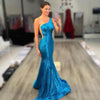 Jovani One Shoulder Formal Long Prom Dress 06367 - The Dress Outlet