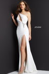 Jovani One Shoulder Long Formal Prom Dress 07173 - The Dress Outlet