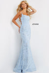 Jovani One Shoulder Long Formal Prom Gown 06202 - The Dress Outlet