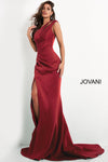 Jovani One Shoulder Long Mermaid Gown 04222 - The Dress Outlet