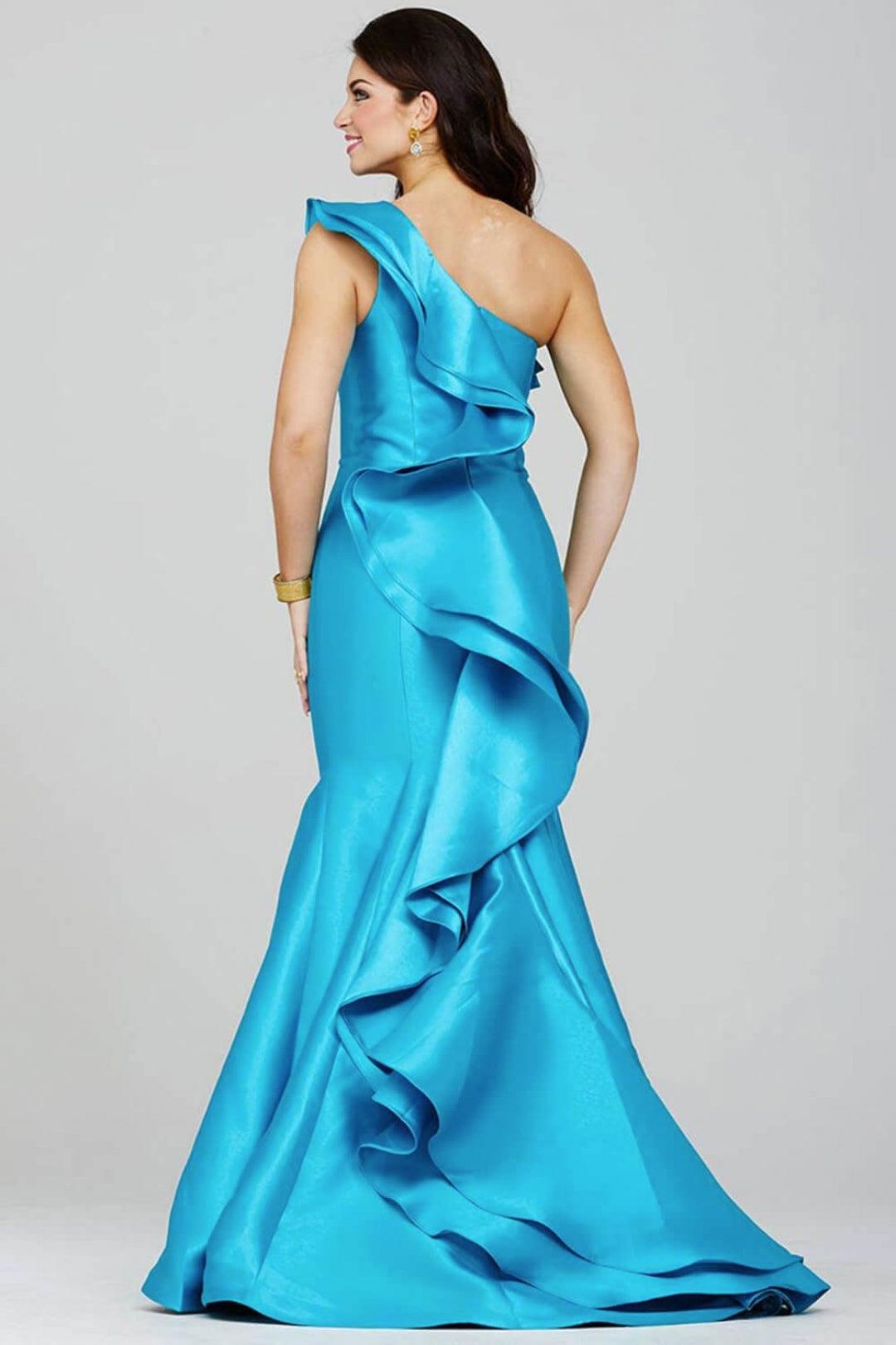 Jovani One-Shoulder Long Prom Dress 34068 - The Dress Outlet