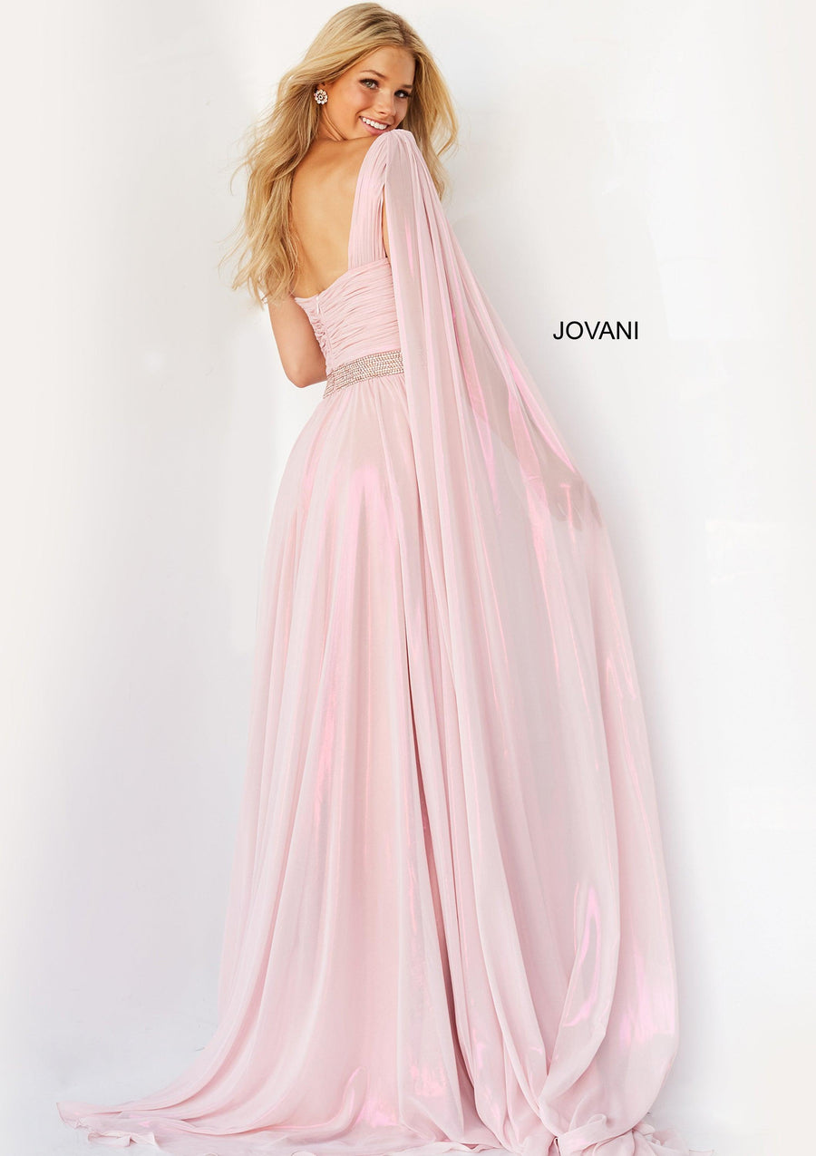 Jovani One Shoulder Long Prom Gown 07248 - The Dress Outlet