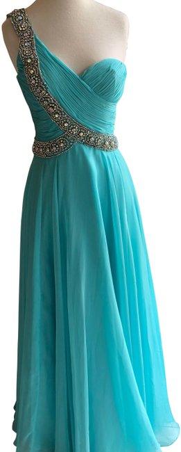 Jovani One Shoulder Long Prom Gown 6919 - The Dress Outlet