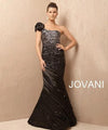 Jovani One Shoulder Mermaid Style Long Gown 1526 - The Dress Outlet