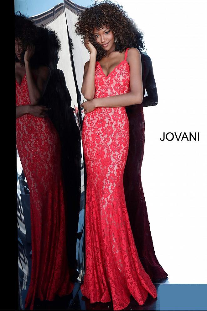 Jovani Prom Long Formal Fitted Evening Gown 68005 - The Dress Outlet