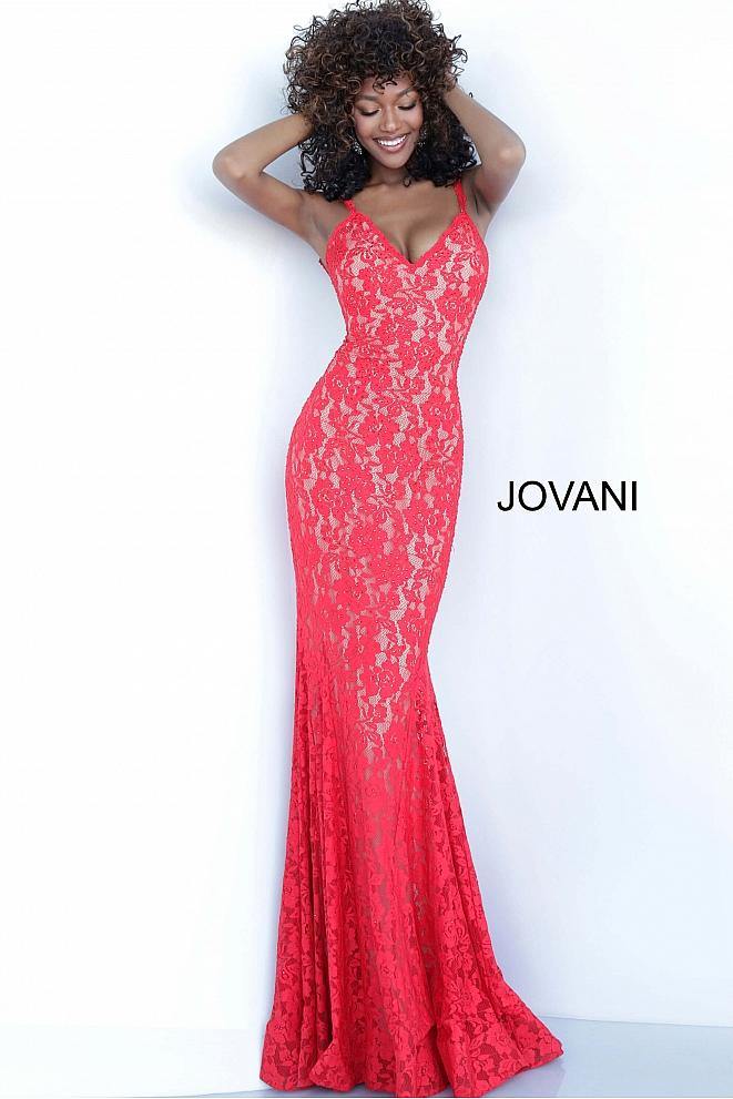 Jovani Prom Long Formal Fitted Evening Gown 68005 - The Dress Outlet