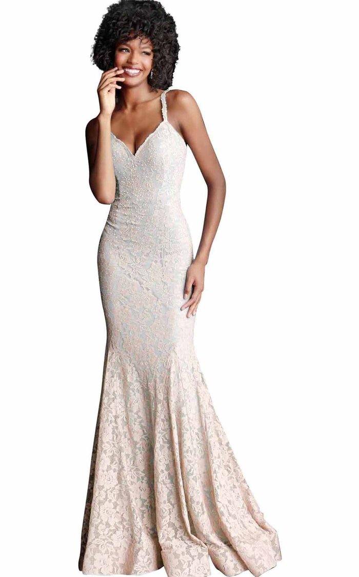 Jovani Prom Long Formal Fitted Evening Gown 68005 - The Dress Outlet