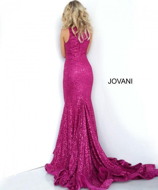 Jovani Prom Long Formal Fitted Lace Dress 3559 - The Dress Outlet