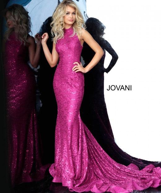 Jovani Prom Long Formal Fitted Lace Dress 3559 - The Dress Outlet