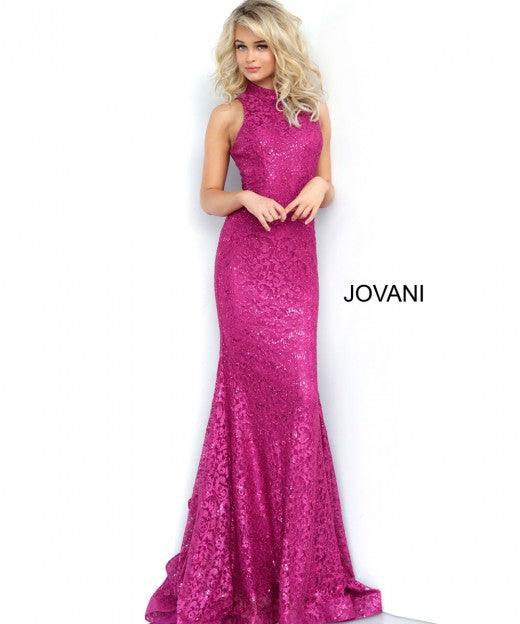 Jovani Prom Long Formal Fitted Lace Dress 3559 - The Dress Outlet