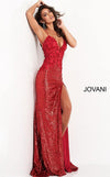 Jovani Prom Long Fitted Sexy High Slit Dress 06426 - The Dress Outlet