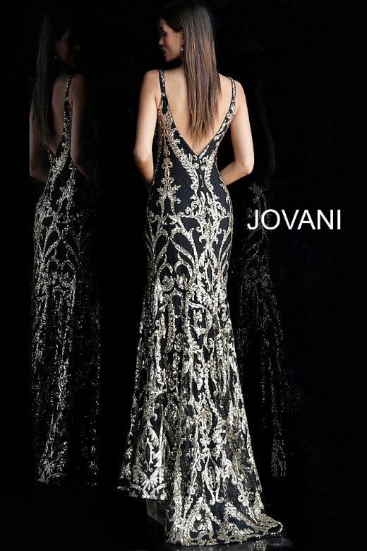 Jovani Prom Long Fitted Sleeveless Dress 63350 - The Dress Outlet