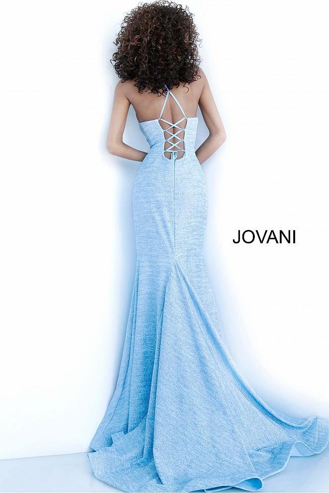 Jovani Prom Long Glitter Halter Formal Dress 1139 - The Dress Outlet