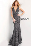 Jovani Prom Long Glitter Jersey Formal Dress 45811 - The Dress Outlet