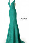 Jovani Prom Long Glitter Jersey Formal Dress 45811 - The Dress Outlet