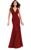 Jovani Prom Long Long Glitter Fitted Dress 60214 - The Dress Outlet