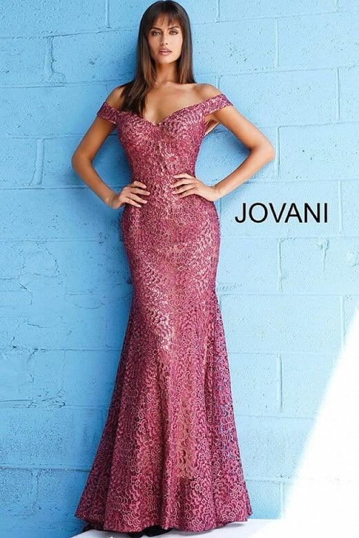 Jovani Prom Long Off Shoulder Evening Dress 62021 - The Dress Outlet