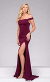 Jovani Prom Long Off Shoulder Formal Dress 49369 - The Dress Outlet